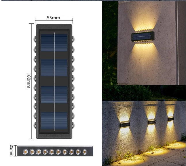 SolaraShield 2 Lámparas Solares de pared