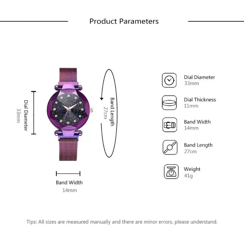 Lunaris Sky - Reloj pulsera para dama