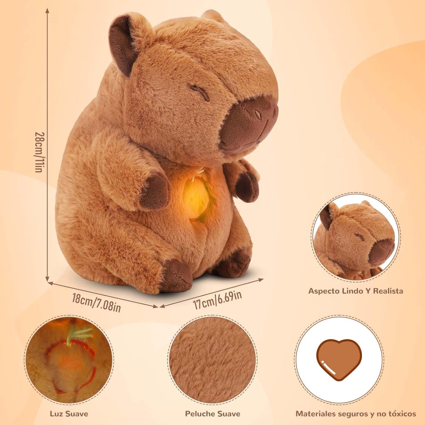 CalmiCapy: Tu Capibara de Peluche Antiestrés