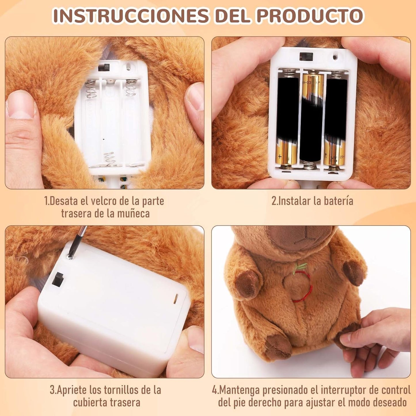 CalmiCapy: Tu Capibara de Peluche Antiestrés
