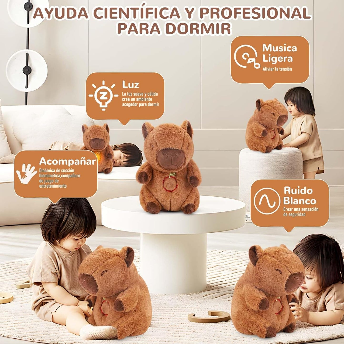 CalmiCapy: Tu Capibara de Peluche Antiestrés