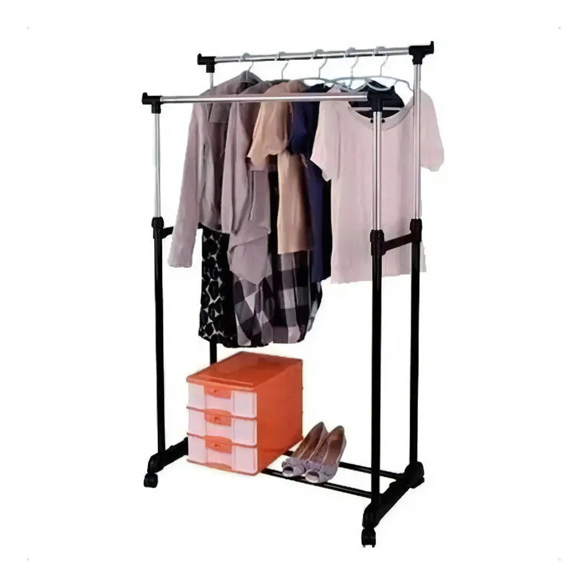 Rack 3 en 1: Organiza, almacena y exhibe con facilidad