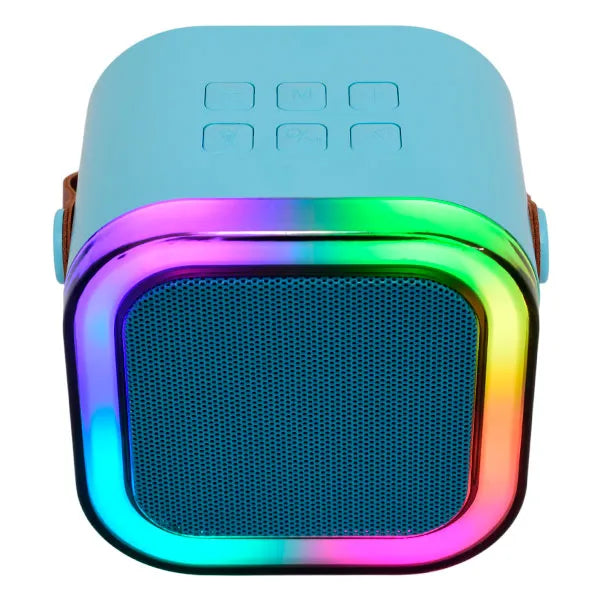 KaraokePartyBox Bocina Bluetooth con 2 Micrófonos