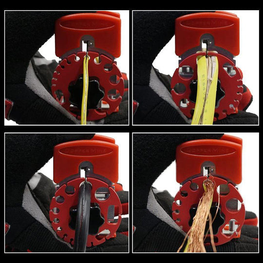 Pelacables práctico compacto y portátil