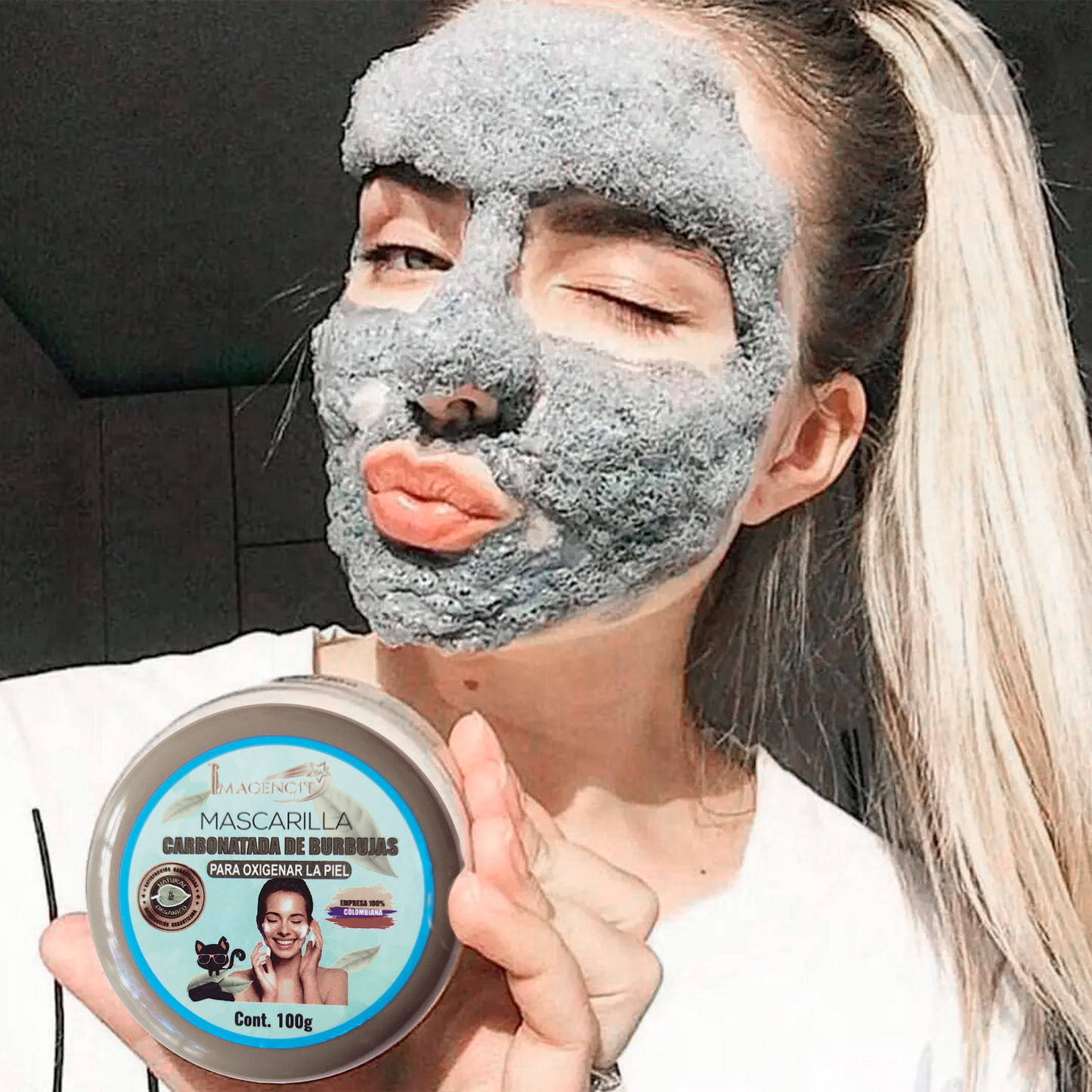 BurbuSkincare Mascarilla Carbonatada de Burbujas