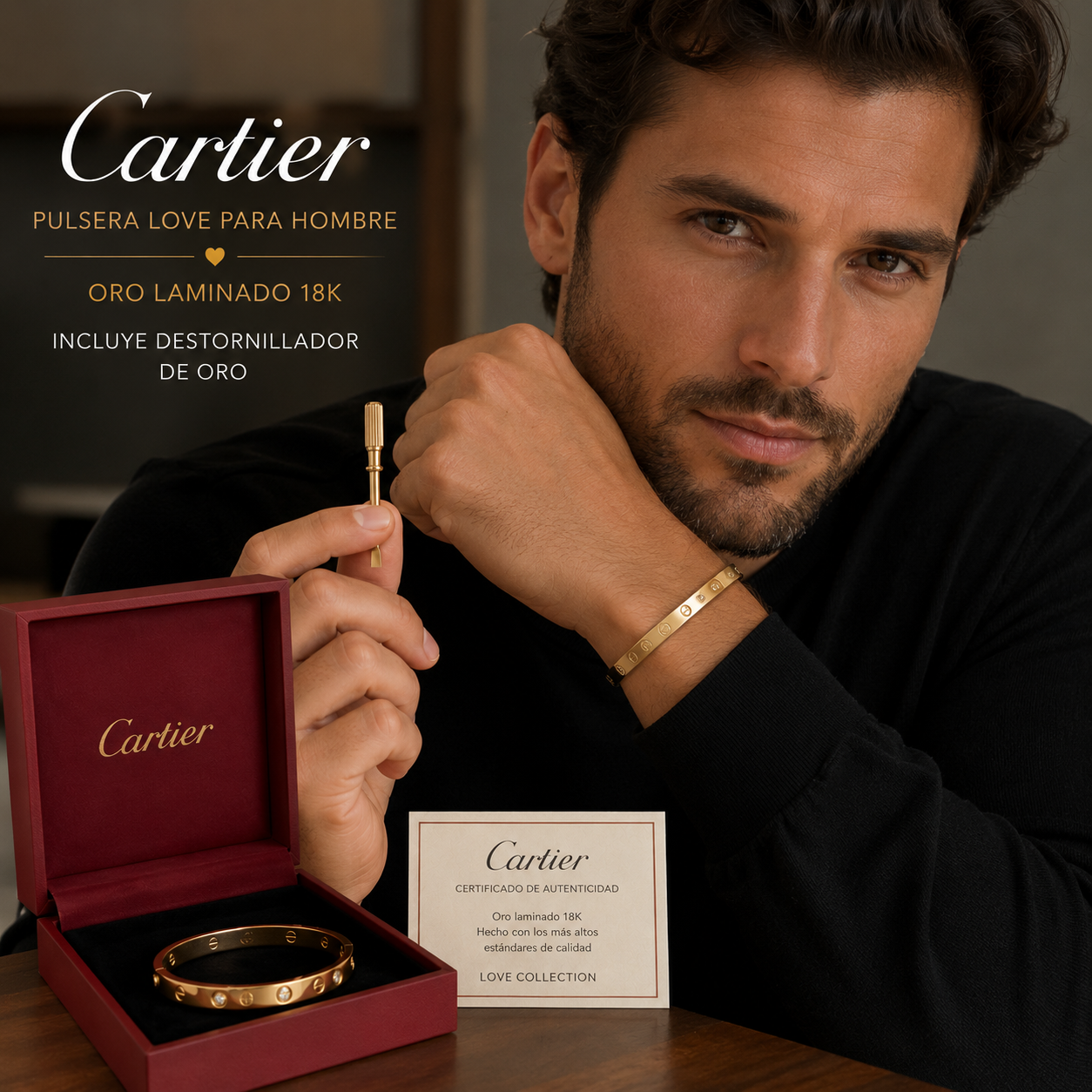 Élite 18K Brazalete Cartier