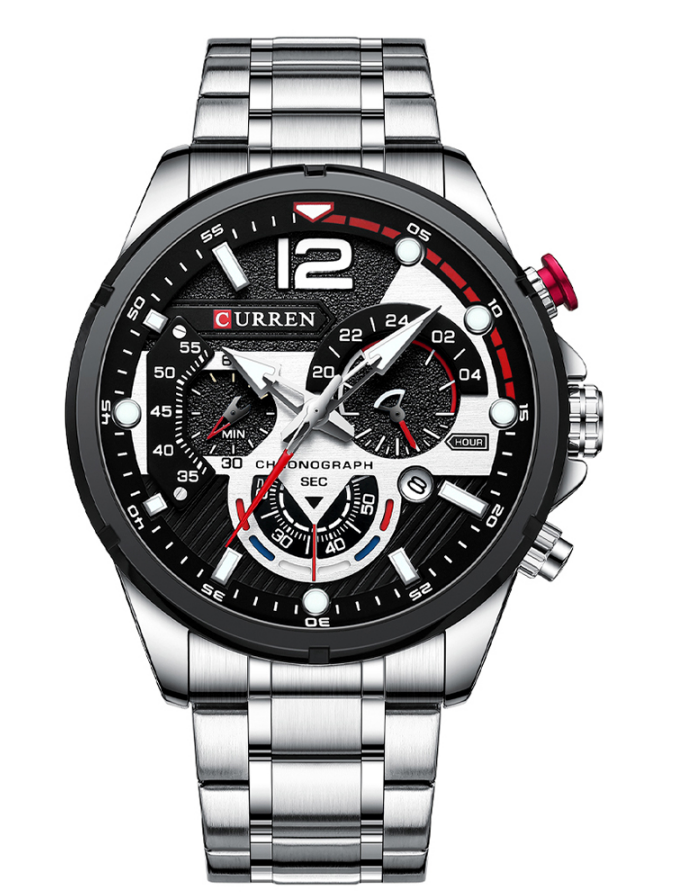 Reloj Curren 8395 Plateado - Acero Inox