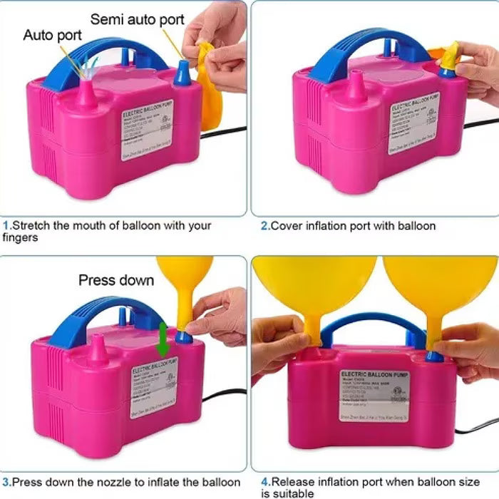 PartyAir Pro 2 en 1 - Inflador Eléctrico Profesional