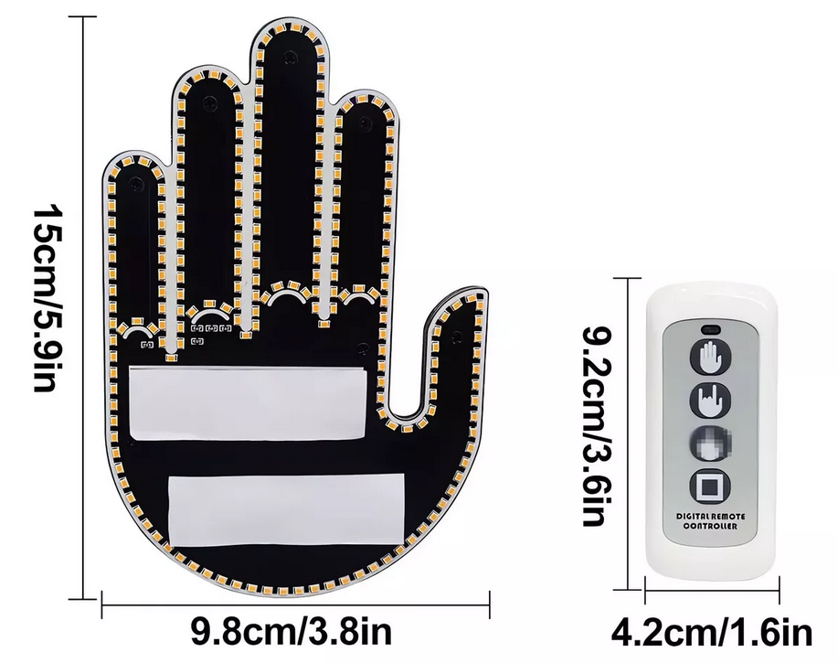 ManoLED Gestos Para Coche