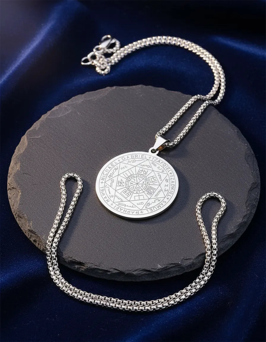 “Heptagrama Celestial – Amuleto de los 7 Arcángeles