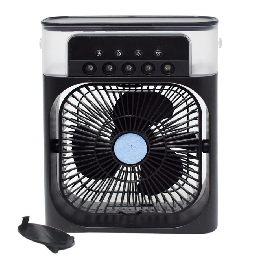 Mini Ventilador Aire Acondicionado Humidificador Led