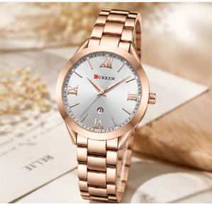 Curren Elegance 9007 – Reloj Dama Oro Plateado
