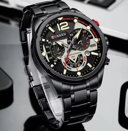 Reloj Curren 8395 Negro - Acero Inox