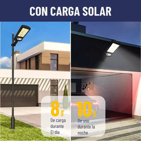 SOLARA Lámpara Solar con Sensor y Control Remoto