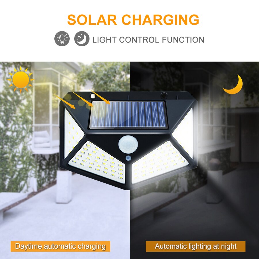 SOLAR-GUARDIAN Lámpara Solar con Sensor de Movimiento