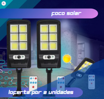 SOLARA Lámpara Solar con Sensor y Control Remoto