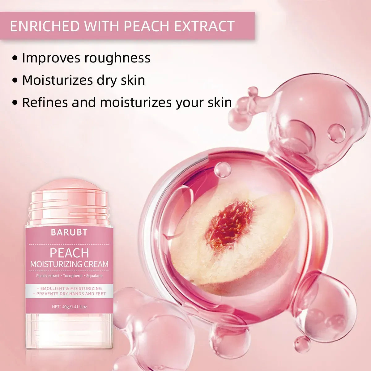 PEACH Moisturizing Cream - Crema Hidratante para Pies y Manos
